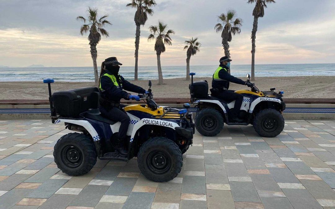 La Policía Local de Alicante alcanza las 709 multas impuestas en Semana Santa