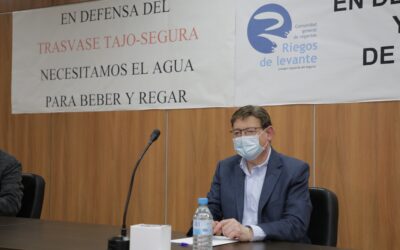 Mazón pide a Puig que reclame en Madrid «el agua que nos quieren recortar»