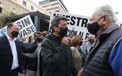 Mazón: “El trasvase hay que defenderlo, no solo buscar la foto”