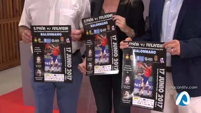 BALONMANO | Alicante acoge este sábado un partido entre las selecciones nacionales de España y Finlandia