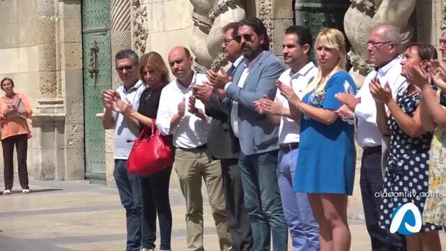 Homenaje del Ayuntamiento de Alicante a Miguel Ángel Blanco asesinado por ETA hace 20 años