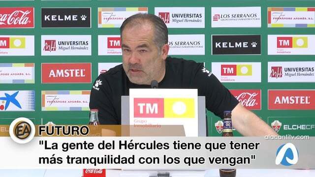 HÉRCULES CF | Visnjic pide tranquilidad para el futuro
