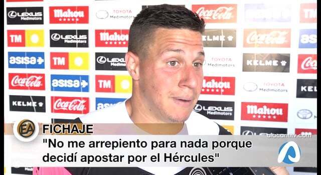 HÉRCULES CF | José Fran no se arrepiente de su fichaje