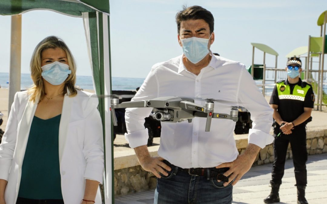 El lunes reabren las playas de Alicante con un dispositivo de seguridad que usará drones