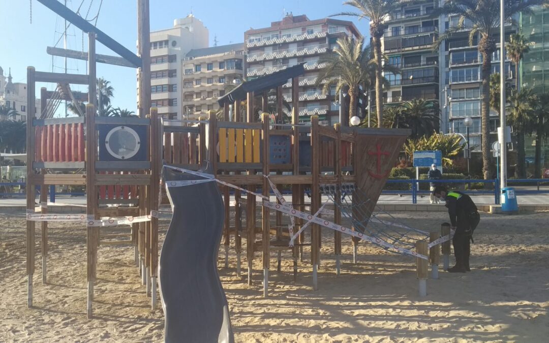 Alicante abrirá el lunes los juegos infantiles y los biosaludables