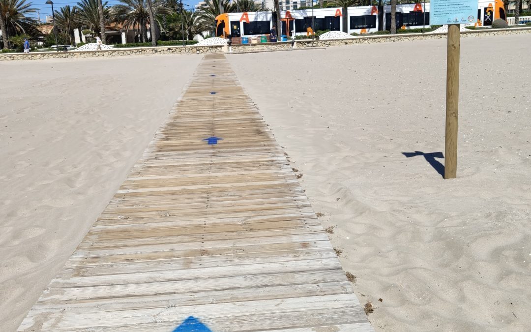 El Campello hace hincapié en el correcto acceso a las playas