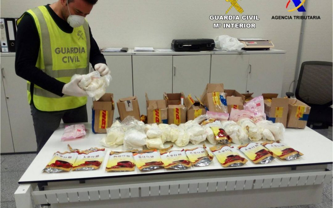 La Guardia Civil detecta una nueva droga en el Aeropuerto de Alicante-Elche, 80 veces más potente que el cannabis tradicional