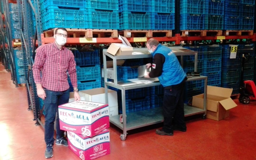 SPEIS crean una red solidaria con veinte empresas y particulares que donan materiales para pantallas protectoras