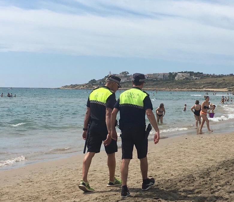 La Policía Local limitará el acceso de las playas de Alicante si se alcanza el aforo permitido