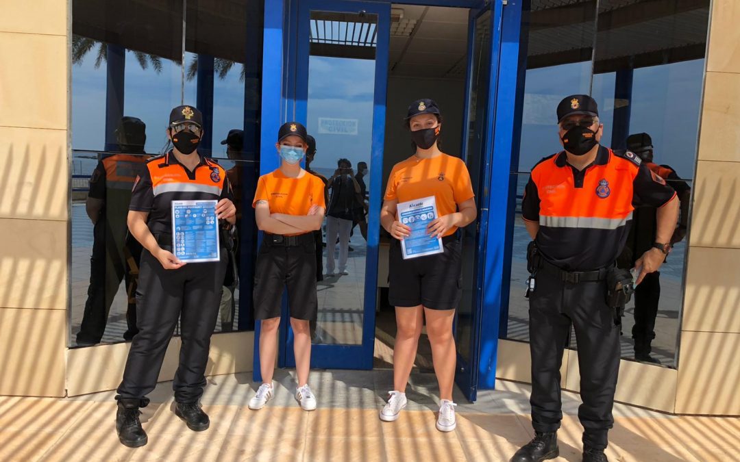 La vicealcaldesa de Alicante valora positivamente el primer fin de semana de la reapertura de playas
