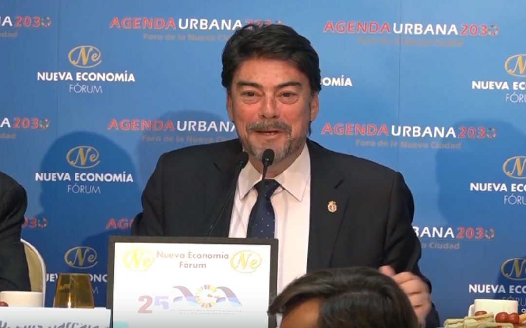 Barcala presenta Alicante en Madrid por motivo de la Agenda Urbana 2030