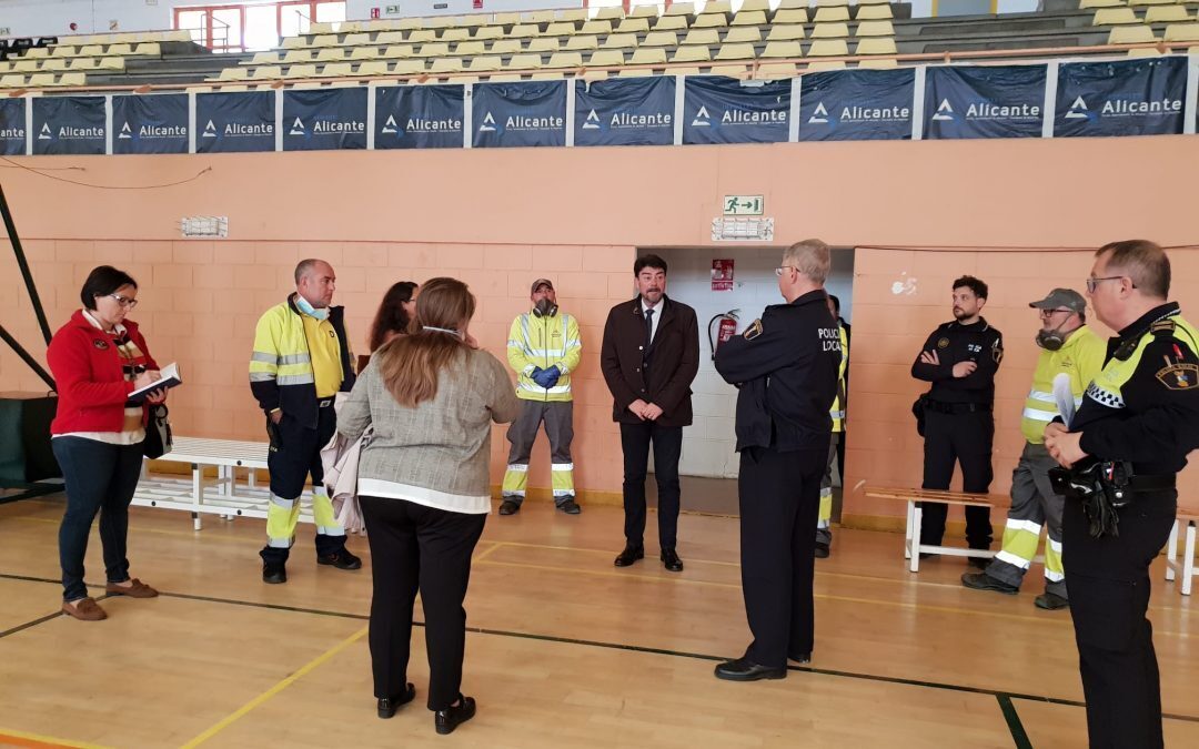 El Ayuntamiento de Alicante habilita el pabellón Florida-Babel para personas sin hogar