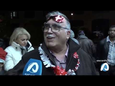 Despedida de 2018 en la Plaza del Ayuntamiento de Alicante