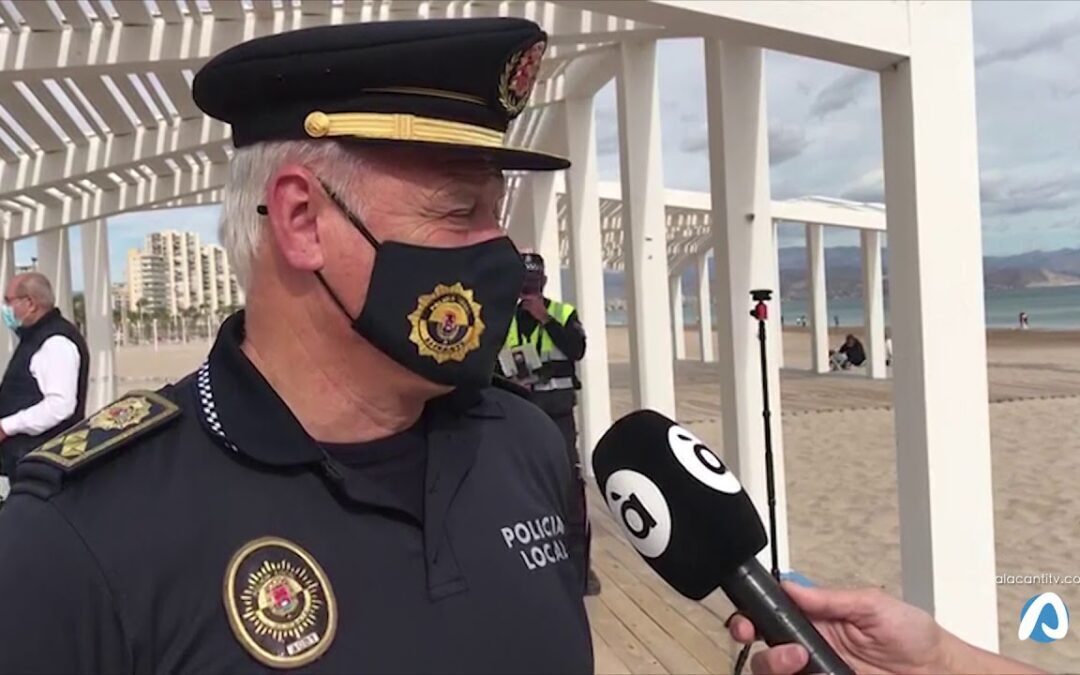 Vigilancia por tierra y aire de las playas alicantinas