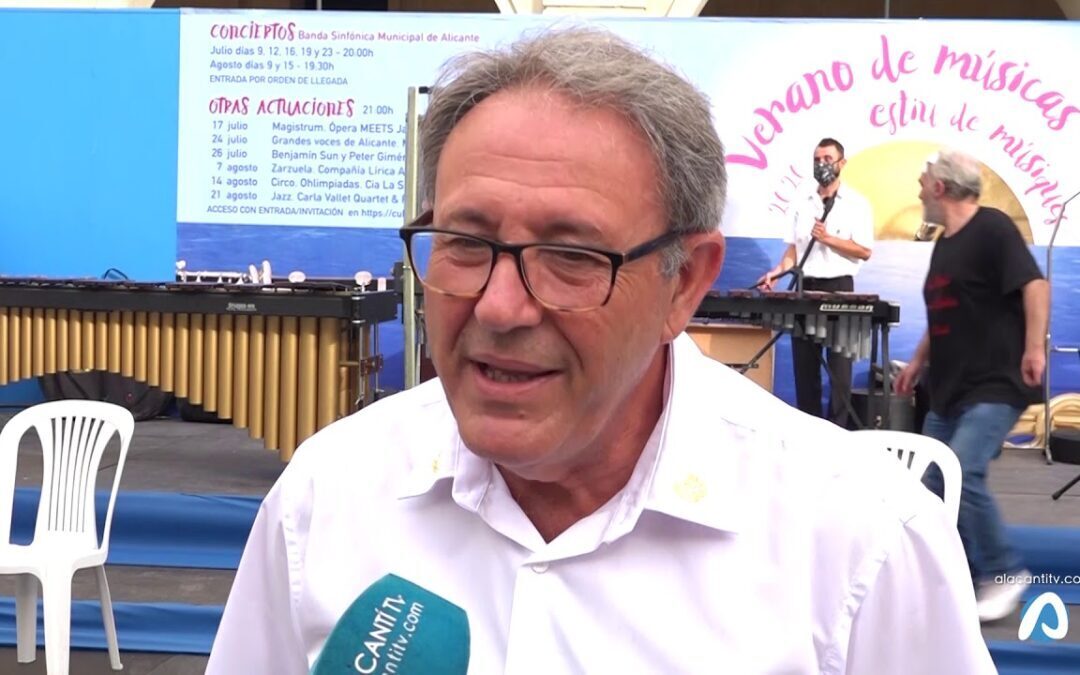 Concierto del Ayuntamiento de Alicante en memoria de las víctimas de la COVID19