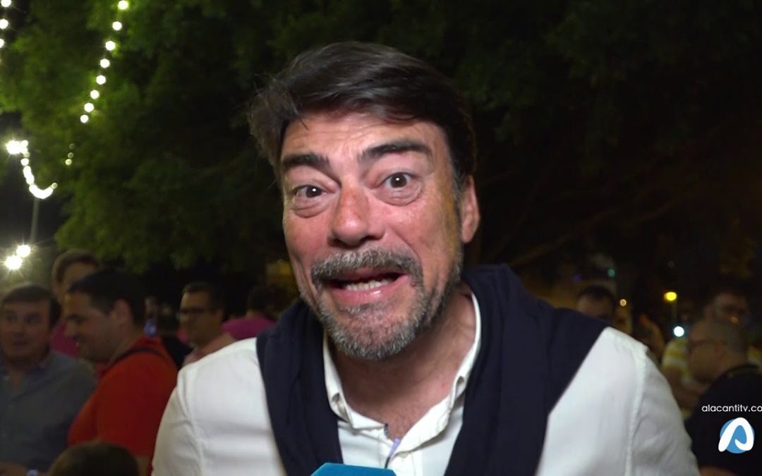 Mascletá nocturna en Condomina
