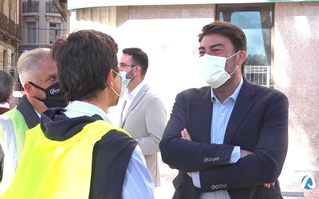 Alicante invierte 1,5 millones en la segunda fase de obras de La Explanada