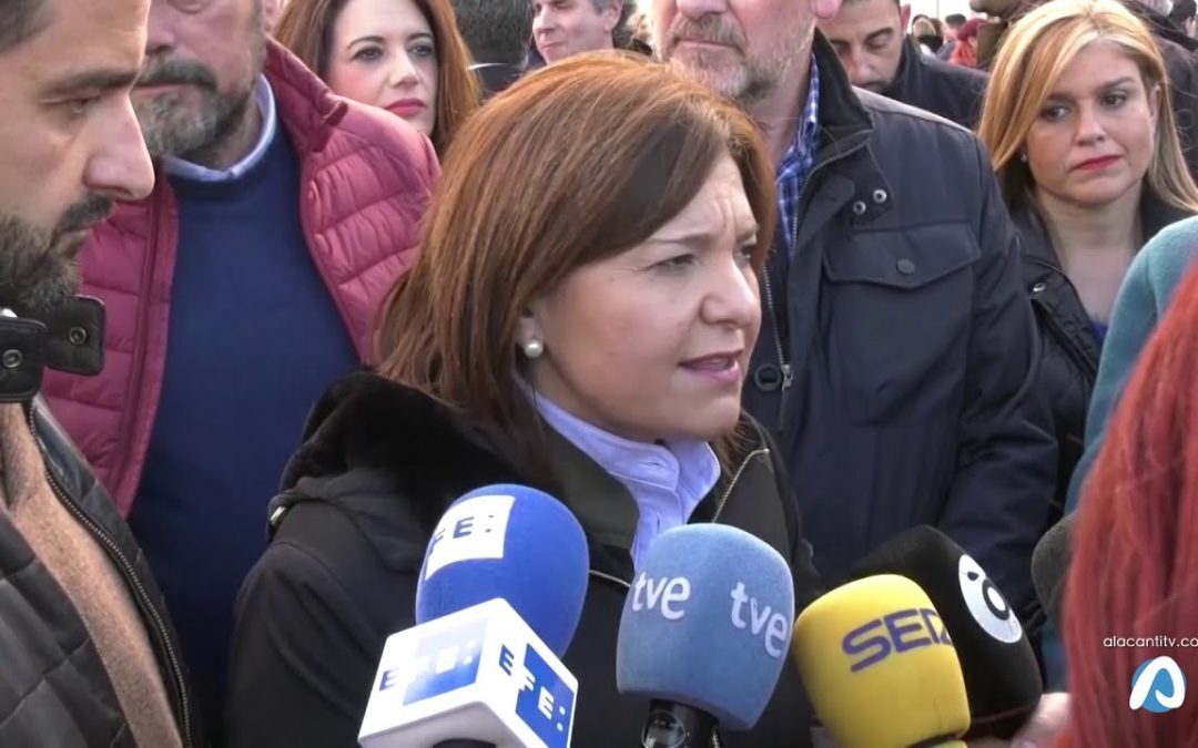 Manifestación en Orihuela contra la Ley del Prulilingüismo de la Generalitat