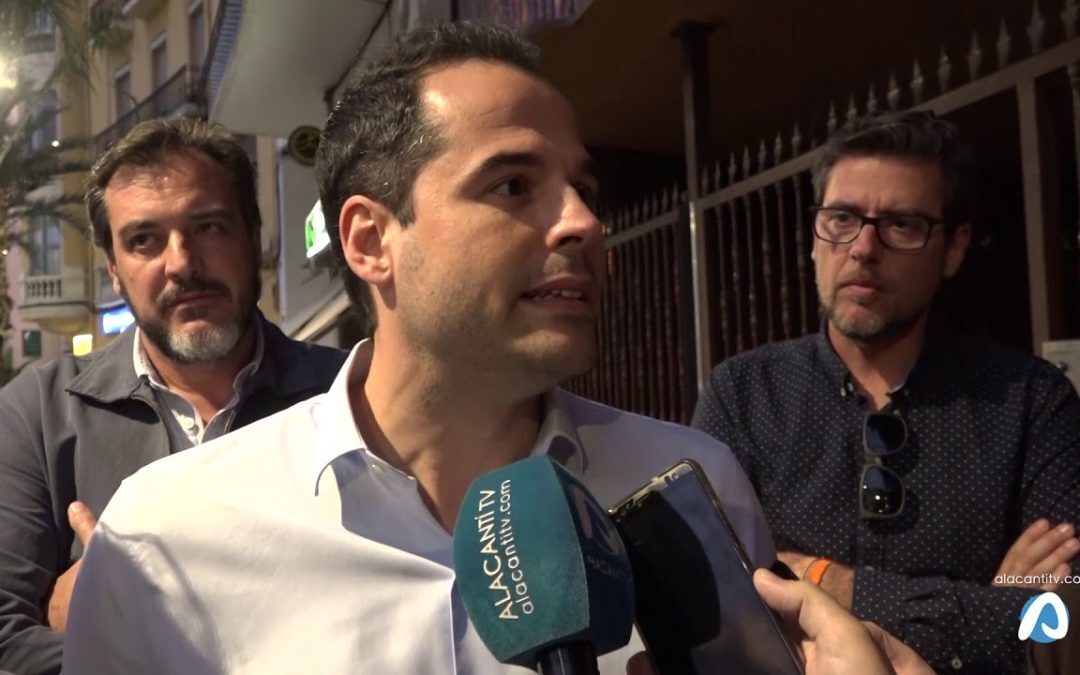 Ignacio Aguado visita Alicante en plena campaña electoral