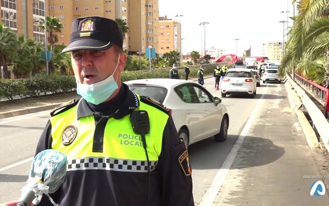 Controles policiales frente al incumplimiento del confinamiento