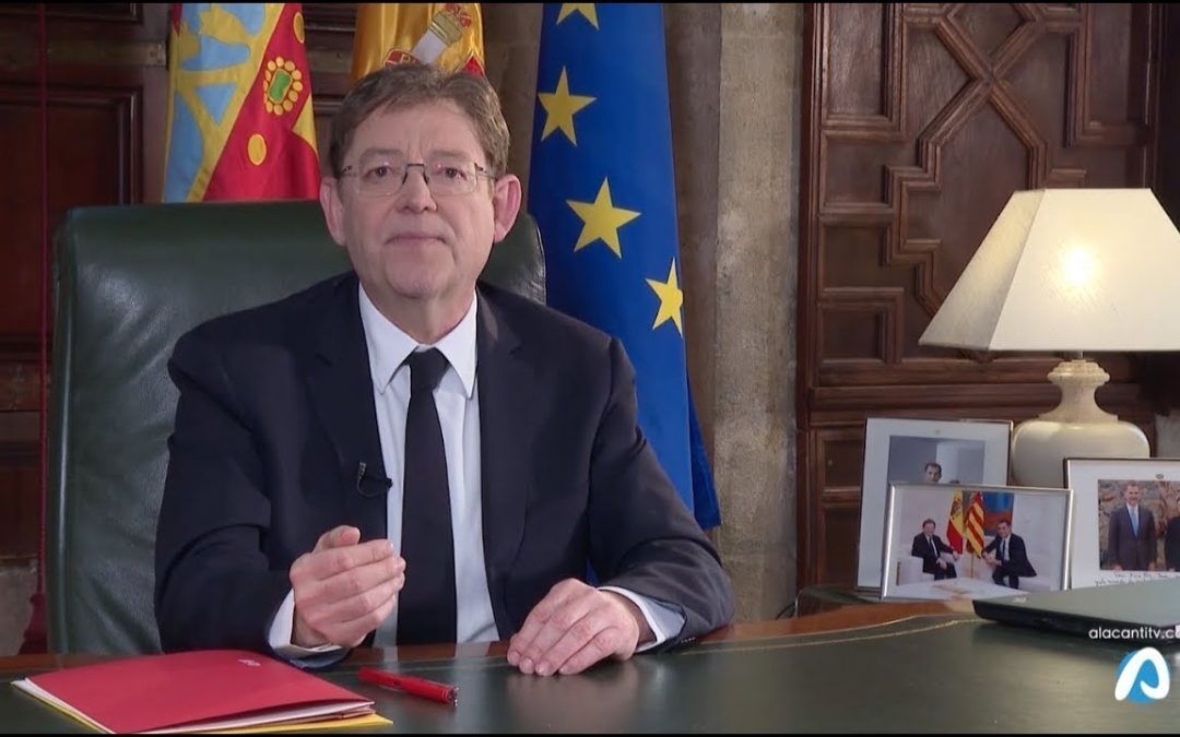 XIMO PUIG LANZA UN MENSAJE INSTITUCIONAL PARA PEDIR EL COMPROMISO DELS VALENCIANS