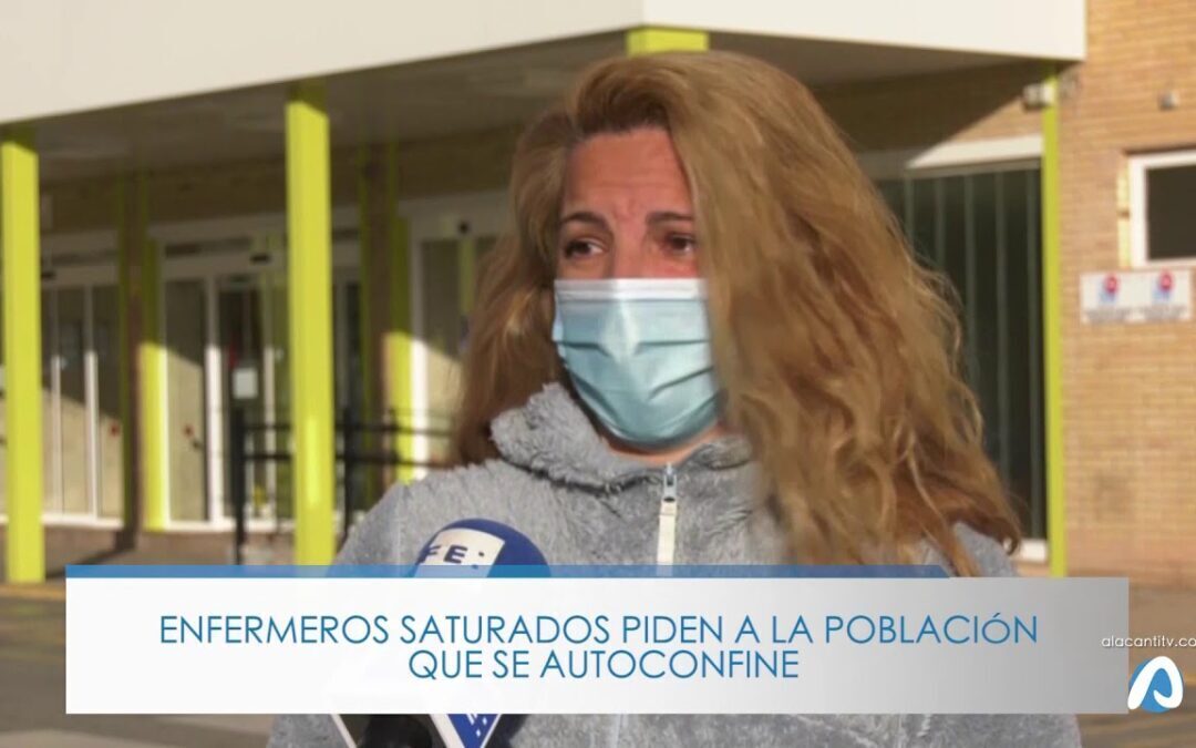 Llamamiento de una enfermera alicantina a la población para que se autoconfine