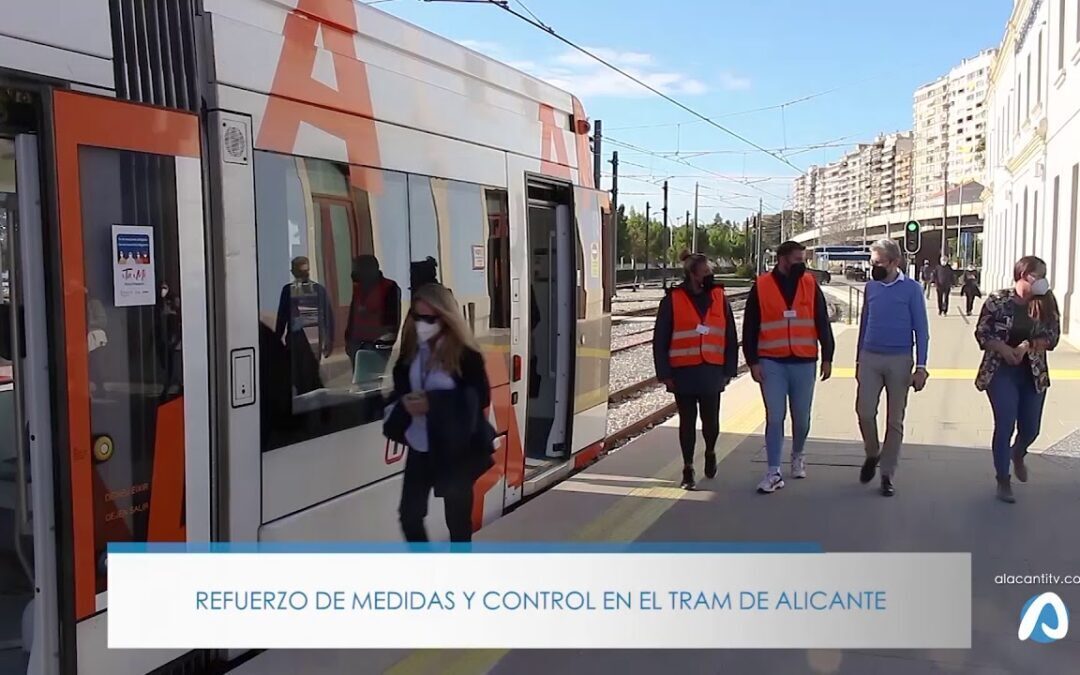 Más de un centenar de auxiliares para hacer cumplir las medidas en el TRAM