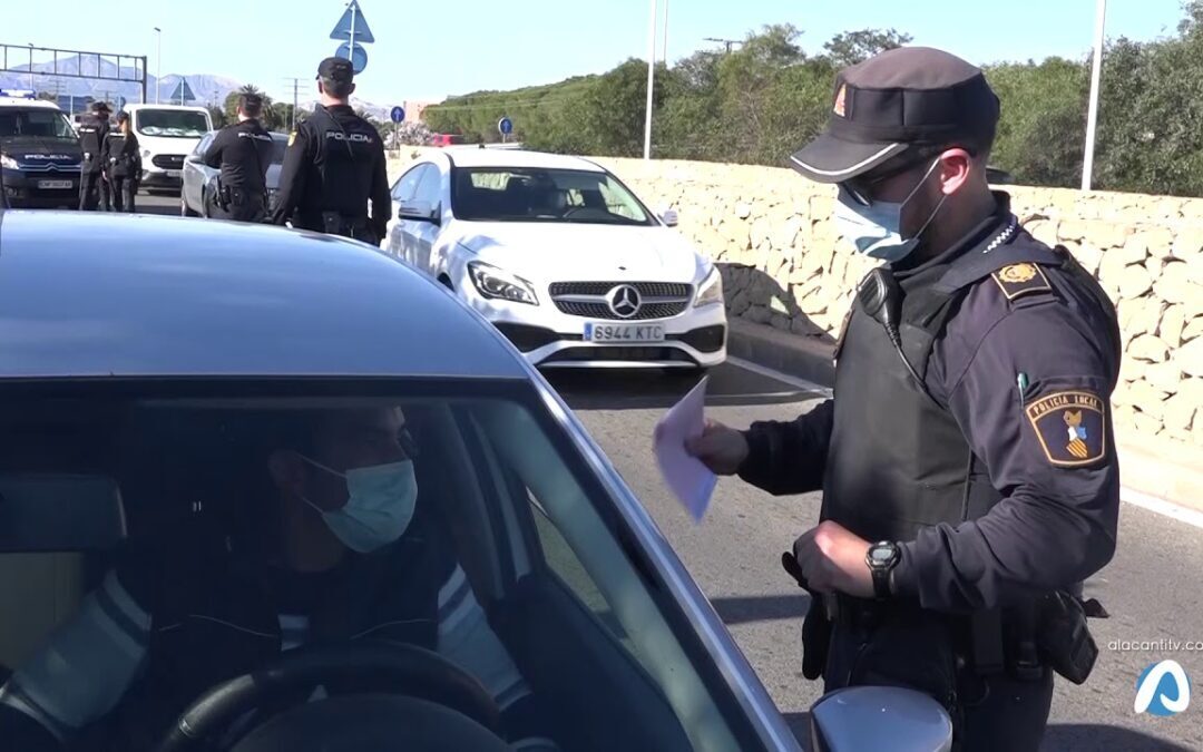 Espectacular despliegue policial para blindar Alicante