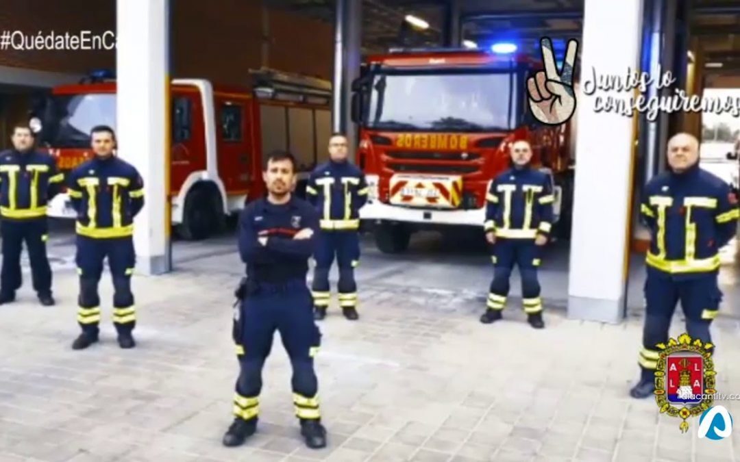 Las fuerzas y cuerpos de seguridad de Alicante piden, por favor, que #tequedesencasa