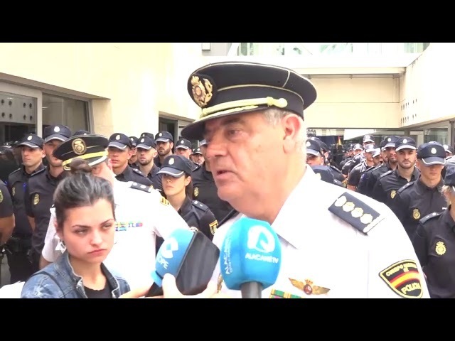Policías Nacionales de prácticas en Alicante