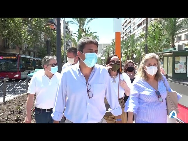 Carlos Mazón recibe miles de avales para ser el presidente provincial del PP
