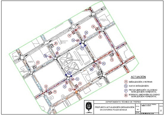 La primera fase de la peatonalización del centro, en camino