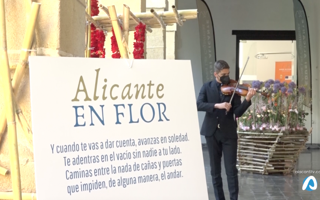 Homenaje a las víctimas del covid con ‘Alicante en Flor’