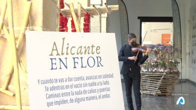 Homenaje a las víctimas del covid con ‘Alicante en Flor’