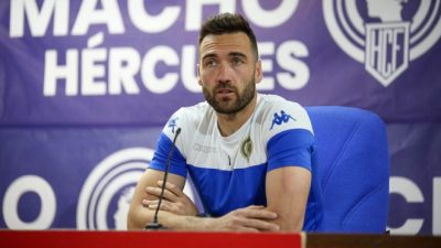 Falcón se despide del Hércules ante la incertidumbre deportiva del proyecto