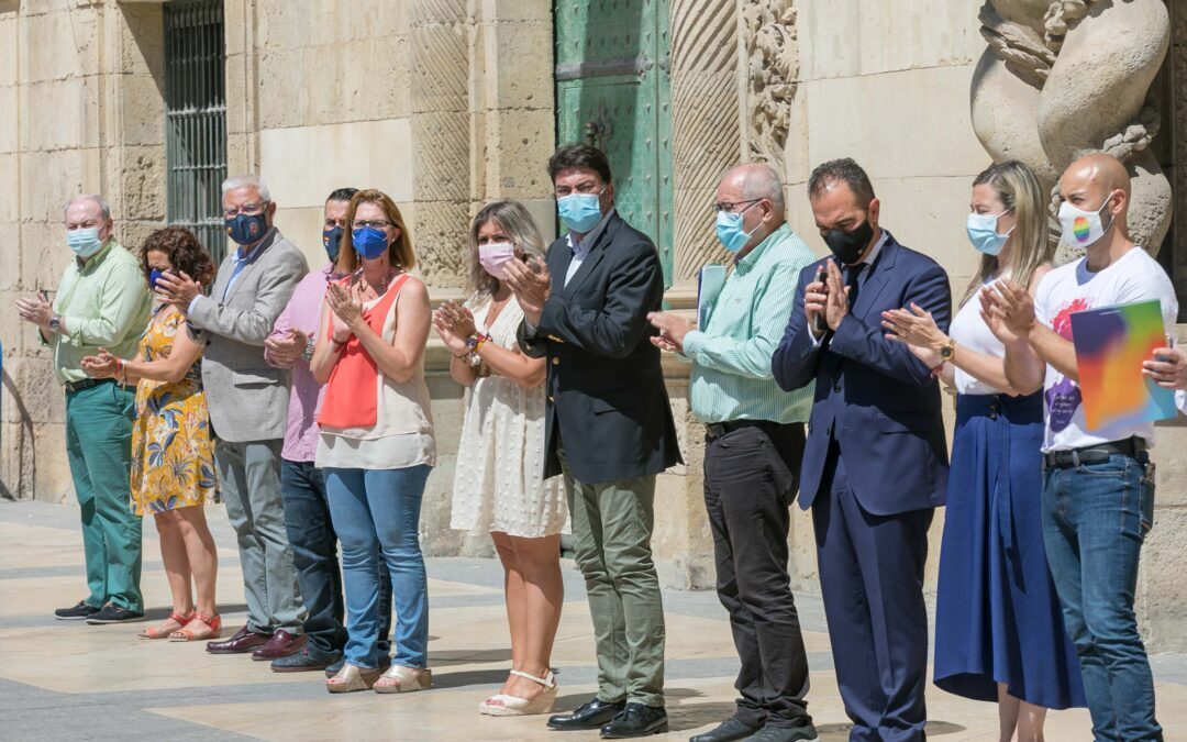 Alicante muestra su rechazo y condena por la muerte de Samuel