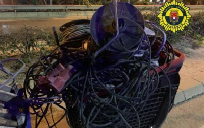 Detenidos por robar cableado y quintuplicar la tasa de alcohol