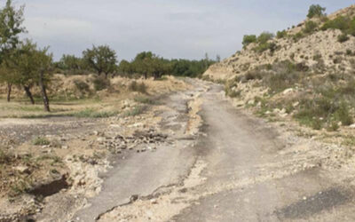 Alicante reparará los daños de las lluvias en sus partidas rurales