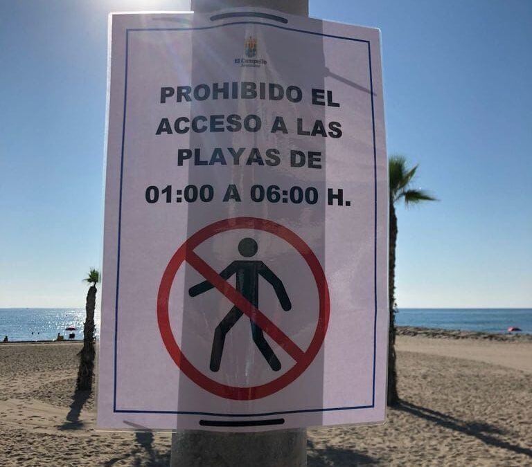 Veinte sanciones por botellones en las playas de El Campello en una sola noche