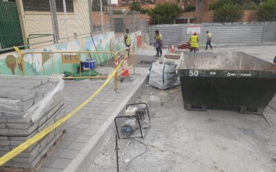 Infraestructuras  mejora los accesos de la Escuela Infantil Rayuela