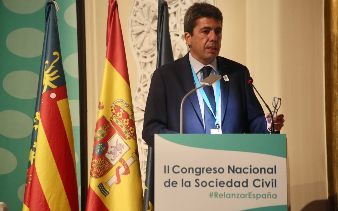Carlos Mazón defiende una segunda descentralización que ofrezca más recursos