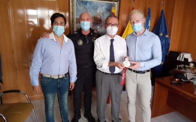 El Campello recibe de manera oficial a Iván Cano tras proclamarse medallista olímpico