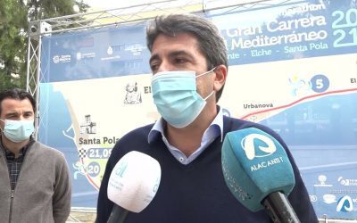 Carlos Mazón inaugura la Feria del Corredor de la ‘III Gran Carrera del Mediterráneo’
