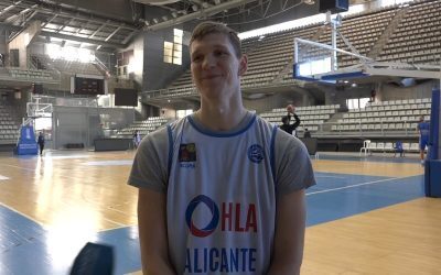 Jakstas repasa sus primeros meses en el HLA Alicante y habla del baloncesto lituano