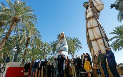 El alcalde destaca el impacto del Belén Monumental como imagen de Alicante