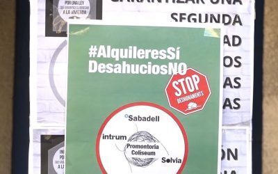 Decenas de personas se manifiestan para pedir la continuidad de los alquileres sociales