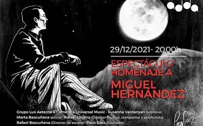 La Diputación homenajea a Miguel Hernández con un espectáculo multicultural en el ADDA