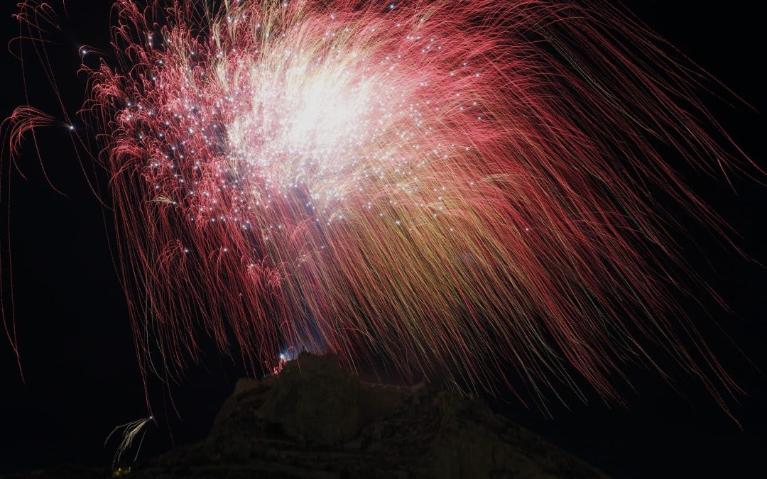 Alicante celebra el Día de la Constitución con una Palmera con los colores de España