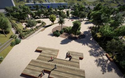 Las obras del parque Isla de Corfú comenzarán la próxima semana