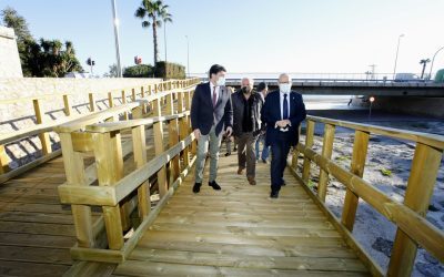 Barcala: “La nueva pasarela de acceso a La Albufereta completa la mejora del barrio”
